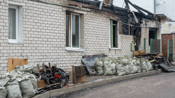 Professional Smoke Damage Removal technician working in Pennington, NJ